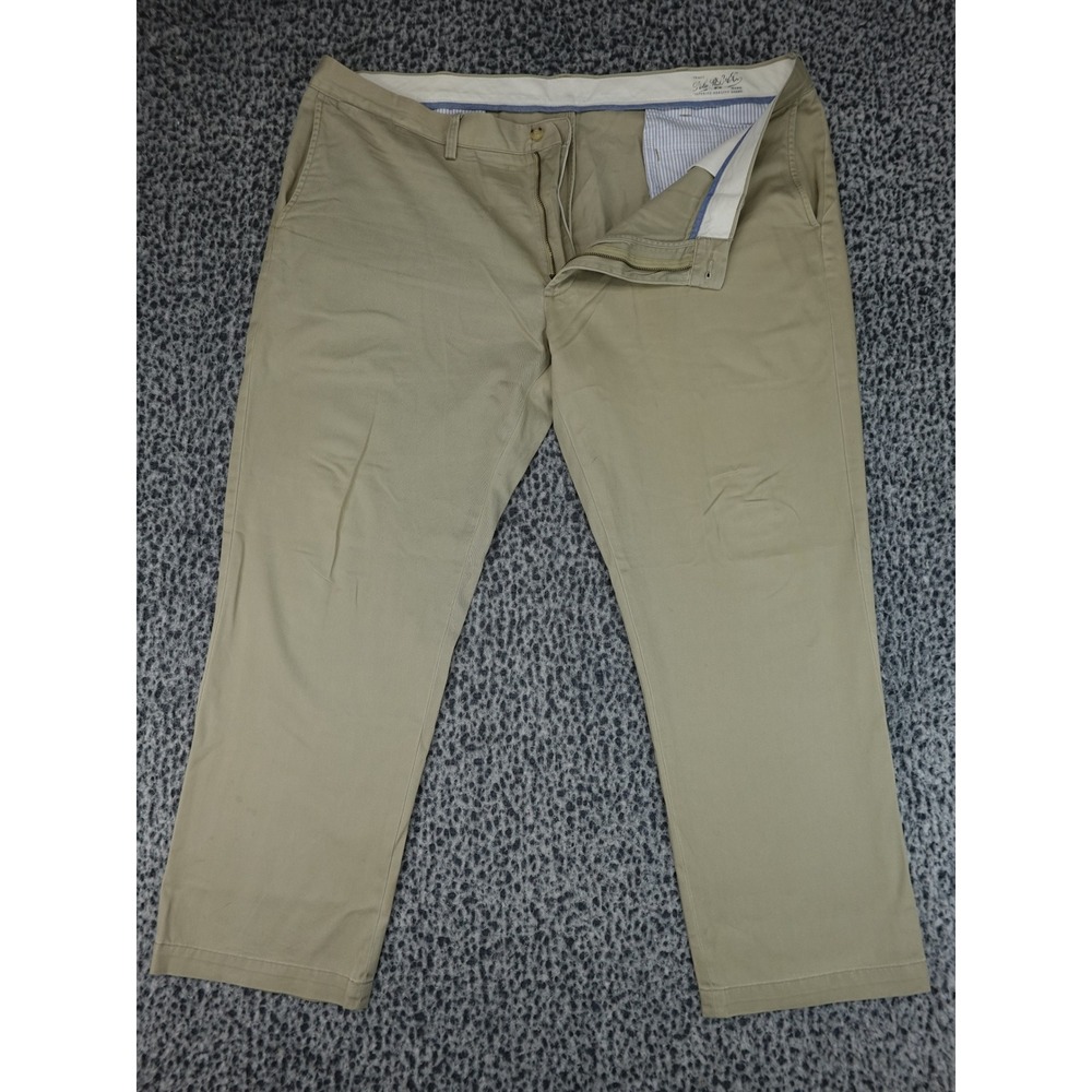Polo Ralph Lauren Chino Pants Mens 42x30 Khaki Tan Classic Fit Straight Leg